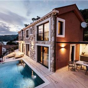 3 Bedroom Villa with Infinity Pool and Sea Views in Slano, Dubrovnik, Sleeps 6